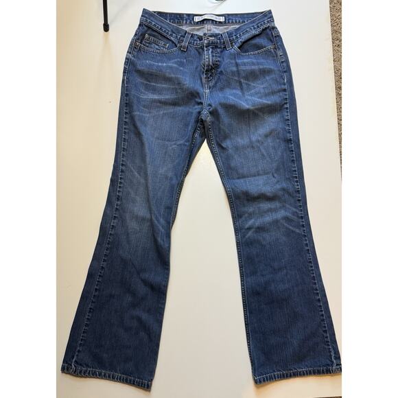 Vintage Y2K 90s Flare Jeans Express Women’s Size 8 Precision Fit Riot Siren - Picture 1 of 8